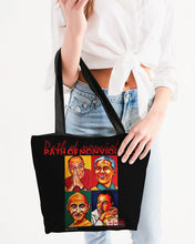 Load image into Gallery viewer, PEACE WANTED Canvas Zip Tote
