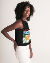 Load image into Gallery viewer, &quot;The lost white paradise&quot; Women&#39;s Cropped Tank
