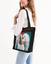 Charger l&#39;image dans la galerie, «Between heaven and hell » Canvas Zip Tote
