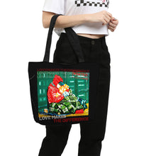 Load image into Gallery viewer, LOVE WANTED Canvas Zip Tote
