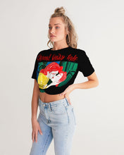 Load image into Gallery viewer, &quot;“Eternal fairy tale”&quot; Women&#39;s Twist-Front Cropped Tee
