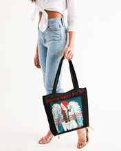 Charger l&#39;image dans la galerie, «Between heaven and hell » Canvas Zip Tote
