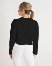Load image into Gallery viewer, “So god created shopping” Wanted by Arteroman Women&#39;s Cropped Sweatshirt
