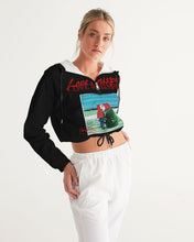 Load image into Gallery viewer, &quot;Love whisper&quot; Women&#39;s Cropped Windbreaker

