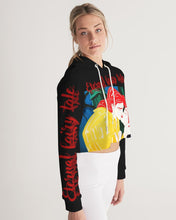 Load image into Gallery viewer, &quot;Soulmate Wanted”&quot; Women&#39;s Cropped Hoodie
